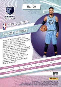 2018-19 Panini Revolution - Astro #100 Dillon Brooks Back