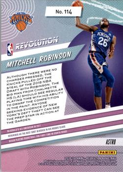 2018-19 Panini Revolution - Astro #114 Mitchell Robinson Back