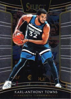 2018-19 Panini Select #63 Karl-Anthony Towns Front