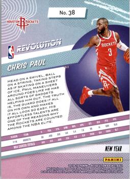 2018-19 Panini Revolution - Chinese New Year #38 Chris Paul Back