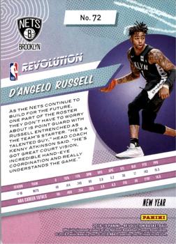 2018-19 Panini Revolution - Chinese New Year #72 D'Angelo Russell Back