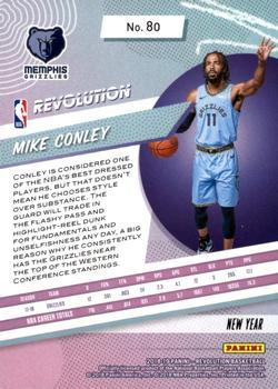 2018-19 Panini Revolution - Chinese New Year #80 Mike Conley Back