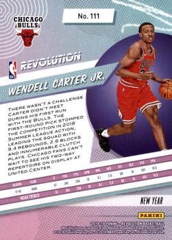 2018-19 Panini Revolution - Chinese New Year #111 Wendell Carter Jr. Back