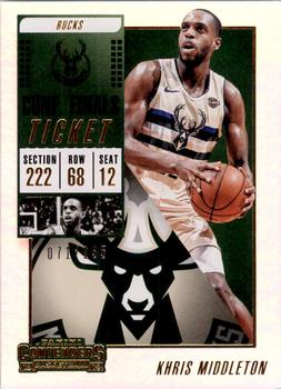 2018-19 Panini Contenders - Conference Finals Ticket #31 Khris Middleton Front