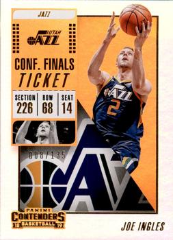 2018-19 Panini Contenders - Conference Finals Ticket #49 Joe Ingles Front