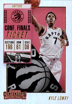 2018-19 Panini Contenders - Conference Finals Ticket #87 Kyle Lowry Front