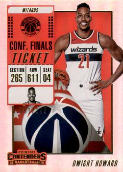 2018-19 Panini Contenders - Conference Finals Ticket #89 Dwight Howard Front