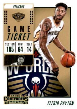 2018-19 Panini Contenders - Game Ticket Green #3 Elfrid Payton Front