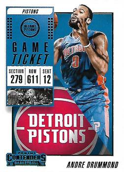2018-19 Panini Contenders - Game Ticket Green #76 Andre Drummond Front