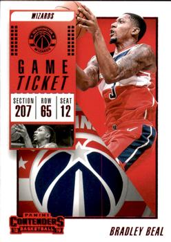 2018-19 Panini Contenders - Game Ticket Red #79 Bradley Beal Front