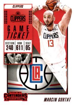 2018-19 Panini Contenders - Game Ticket Red #98 Marcin Gortat Front