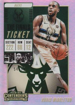 2018-19 Panini Contenders - The Finals Ticket #31 Khris Middleton Front