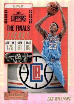 2018-19 Panini Contenders - The Finals Ticket #88 Lou Williams Front