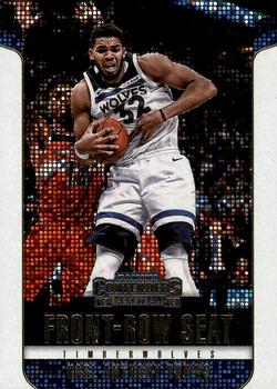 2018-19 Panini Contenders - Front Row Seat #25 Karl-Anthony Towns Front