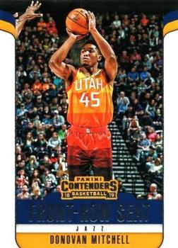 2018-19 Panini Contenders - Front Row Seat Retail #13 Donovan Mitchell Front