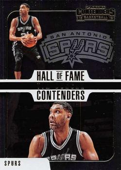 2018-19 Panini Contenders - Hall of Fame Contenders #18 Tim Duncan Front