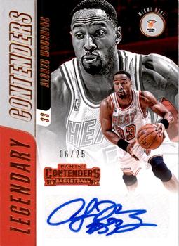 2018-19 Panini Contenders - Legendary Contenders Autographs Bronze #LC-AMG Alonzo Mourning Front