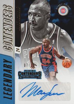 2018-19 Panini Contenders - Legendary Contenders Autographs Gold #LC-MAG Mark Aguirre Front