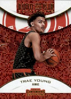 2018-19 Panini Contenders - Rookie of the Year Contenders #6 Trae Young Front
