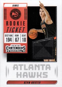 2018-19 Panini Contenders - Rookie Ticket Swatches #RT-KHT Kevin Huerter Front