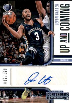 2018-19 Panini Contenders - Up and Coming Contenders Autographs #UC-JCT Jevon Carter Front