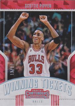 2018-19 Panini Contenders - Winning Tickets Cracked Ice #23 Scottie Pippen Front