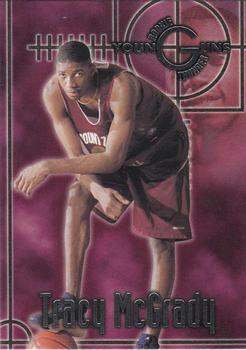 1997 Wheels Rookie Thunder - Young Guns #YG4 Tracy McGrady Front