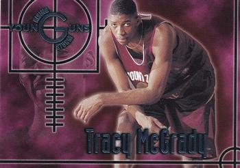 1997 Wheels Rookie Thunder - Young Guns Rising Storm #YG4 Tracy McGrady Front