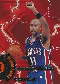 1997 Wheels Rookie Thunder - Take II Storm Front #TT4 Jacque Vaughn Front