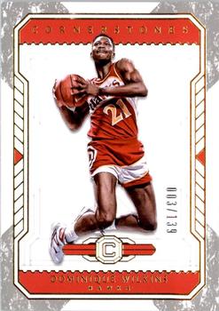 2018-19 Panini Cornerstones #43 Dominique Wilkins Front