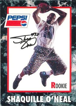 1993 Pepsi Shaq Slam Dunk #NNO Shaquille O'Neal Front