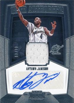 2018-19 Panini Dominion - With Authority! Material Signatures #WA-AJM Antawn Jamison Front