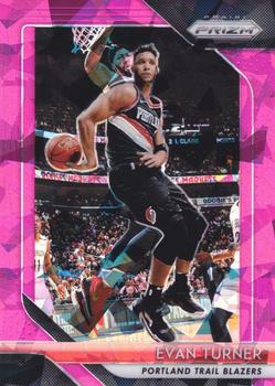 2018-19 Panini Prizm - Prizms Pink Ice #101 Evan Turner Front