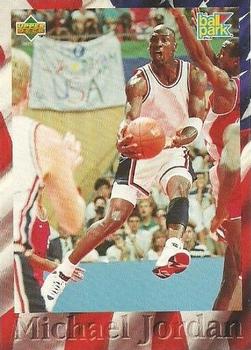 1996-97 Upper Deck Ball Park Michael Jordan - Red White Blue #BP3 Michael Jordan Front