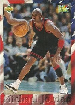 1996-97 Upper Deck Ball Park Michael Jordan - Red White Blue #BP5 Michael Jordan Front
