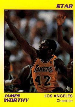 1990-91 Star James Worthy - Glossy #1 James Worthy Front