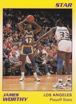 1990-91 Star James Worthy - Glossy #3 James Worthy Front