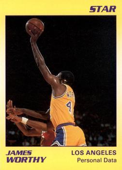 1990-91 Star James Worthy - Glossy #10 James Worthy Front