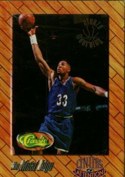 1995 Classic Metal Edge Centers of Attention #7 Alonzo Mourning Front