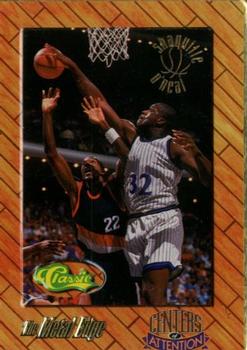1995 Classic Metal Edge Centers of Attention #10 Shaquille O'Neal Front