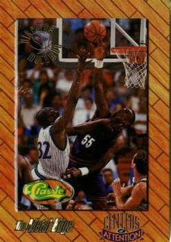 1995 Classic Metal Edge Centers of Attention #18 Dikembe Mutombo Front