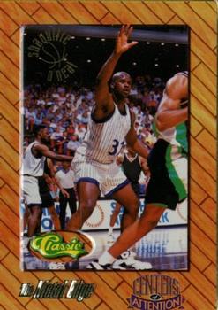 1995 Classic Metal Edge Centers of Attention #20 Shaquille O'Neal Front
