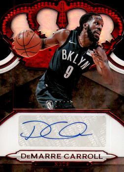 2018-19 Panini Crown Royale - Crown Autographs Red #CA-DMC DeMarre Carroll Front