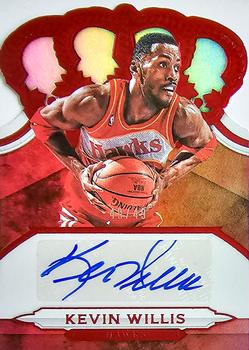 2018-19 Panini Crown Royale - Crown Autographs Red #CA-KWL Kevin Willis Front