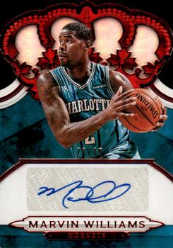 2018-19 Panini Crown Royale - Crown Autographs Red #CA-MWL Marvin Williams Front