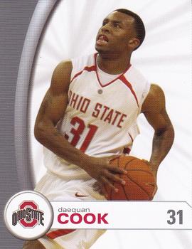 2006-07 Ohio State Buckeyes #NNO Daequan Cook Front