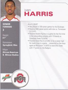 2006-07 Ohio State Buckeyes #NNO Ivan Harris Back