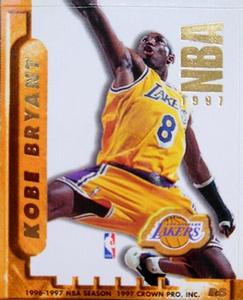 1996-97 Crown Pro Stickers #R5 Kobe Bryant Front