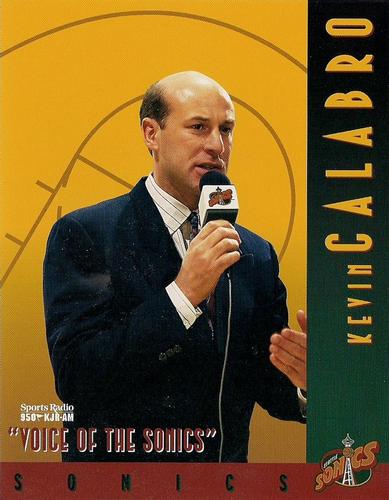1995-96 Seattle SuperSonics #NNO Kevin Calabro Front