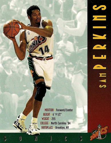 1995-96 Seattle SuperSonics #NNO Sam Perkins Front